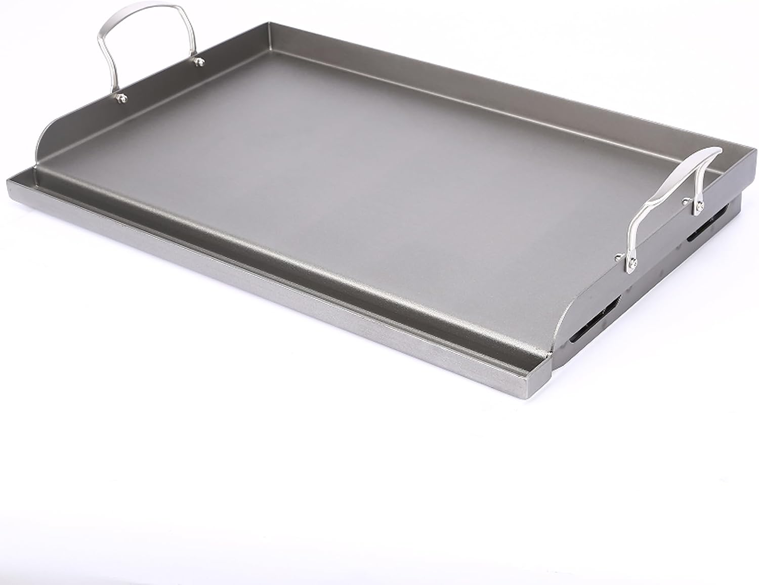 Utheer Cast Iron Griddle for Gas Grill, 25 x 16 Inch Flat Top Plate