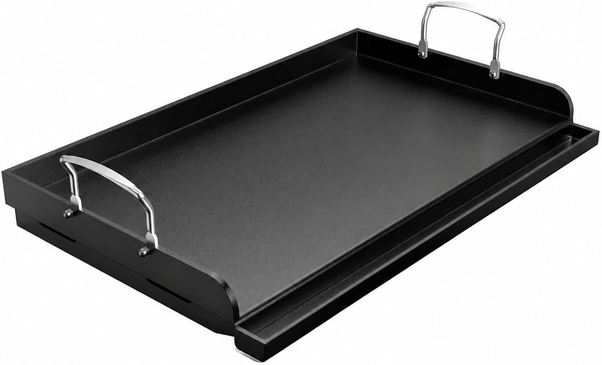 Griddle for Gas Grill Flat Top Grill Griddles Plate 25 x 16 Inch Cast Iron