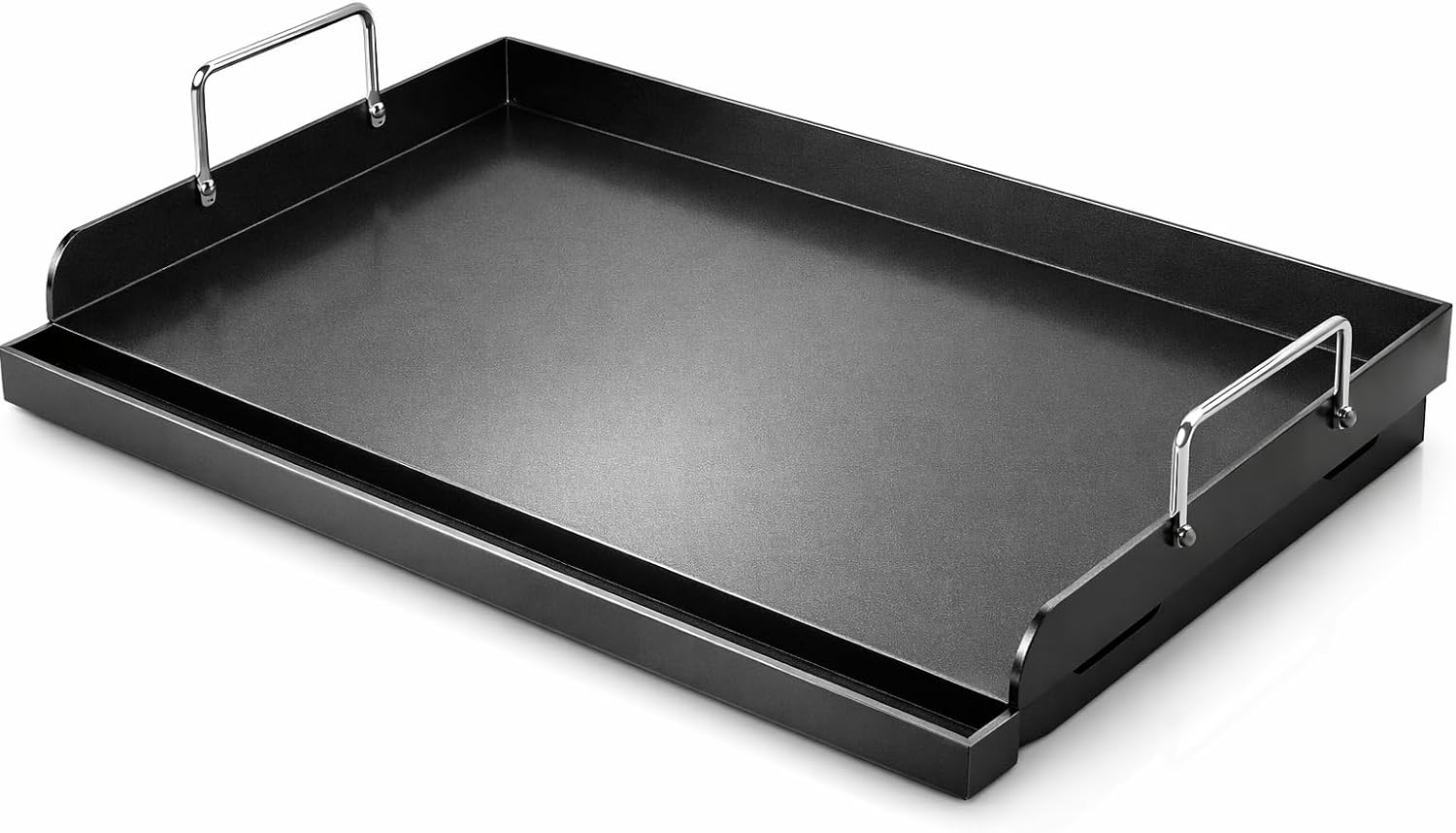Utheer 25x16 Pre-Seasoned Nonstick Ceramic Cast Iron Griddle for Gas Grill