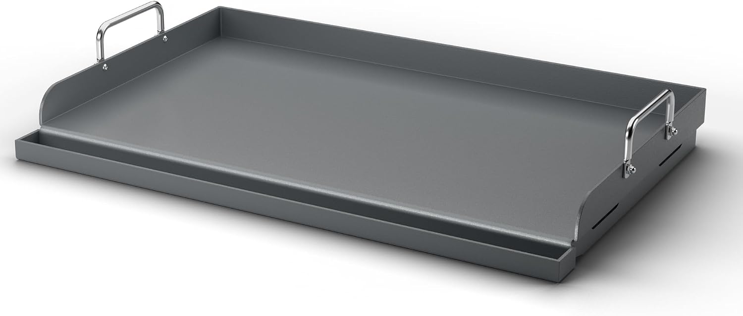Hisencn 25"x16" Flat Top Griddle for Gas Grill and Stove, 4-5 Burner Grills